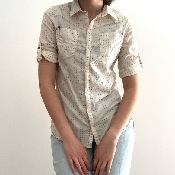 G-Star beige Button Down shirt  -XS - Picture 4 of 10